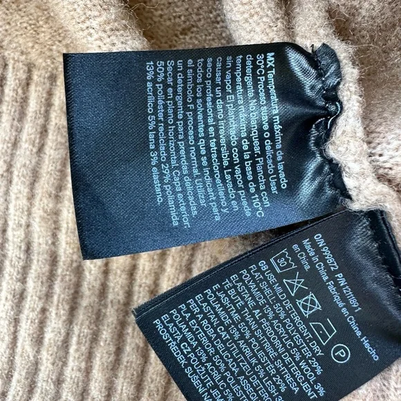 H&M Tan Wrap Sweater - Picture 7 of 7